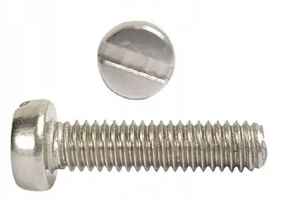 Zwrot pieniędzy M4x6 Wkręt z łbem walcowym DIN 84 A2 10 szt